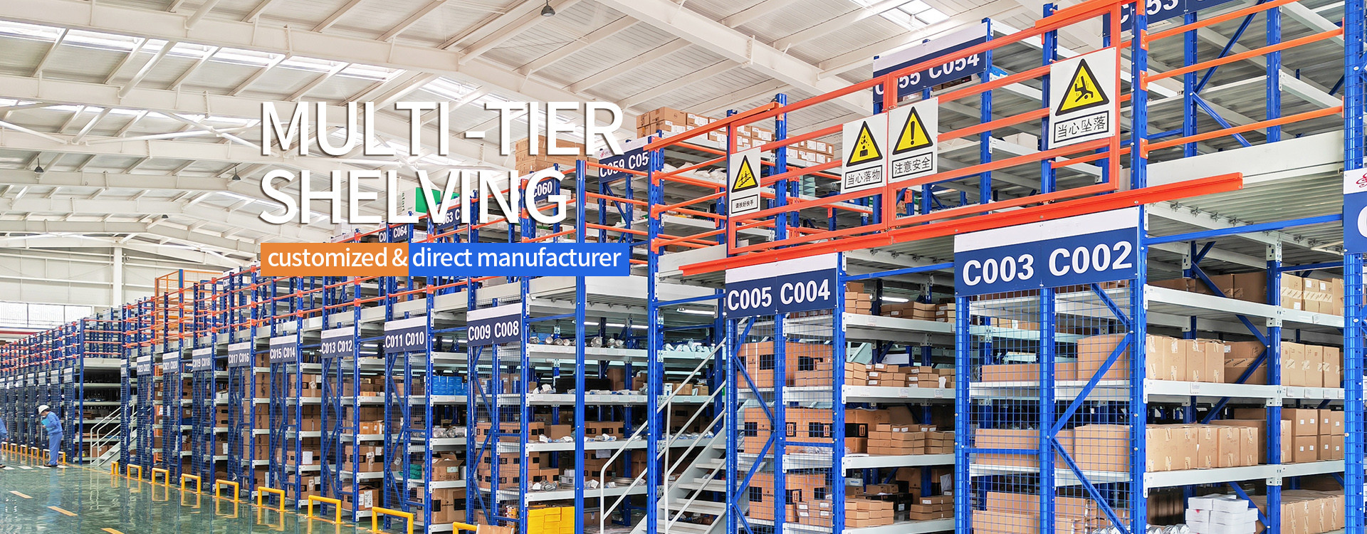qualité Mezzanine et étagère à plusieurs niveaux usine