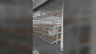 Étagère à barre d'écoulement